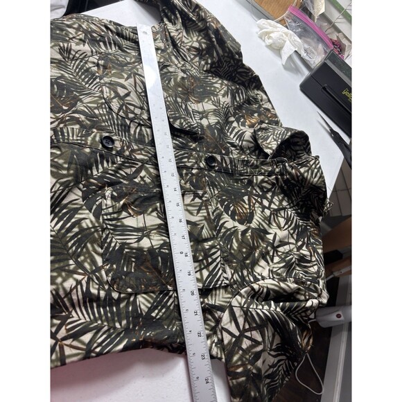 DRYKORN For Beautiful People Men's Green Leaf Print Button Down Size XL - Picture 4 of 9